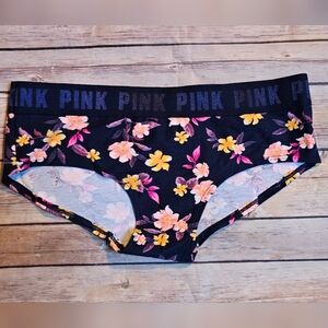 PINK Floral Print Underwear Size Med